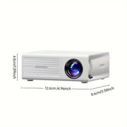 Mini Home Theater Projector 1080P LCD 3D Ready USB AV Compatible with Remote