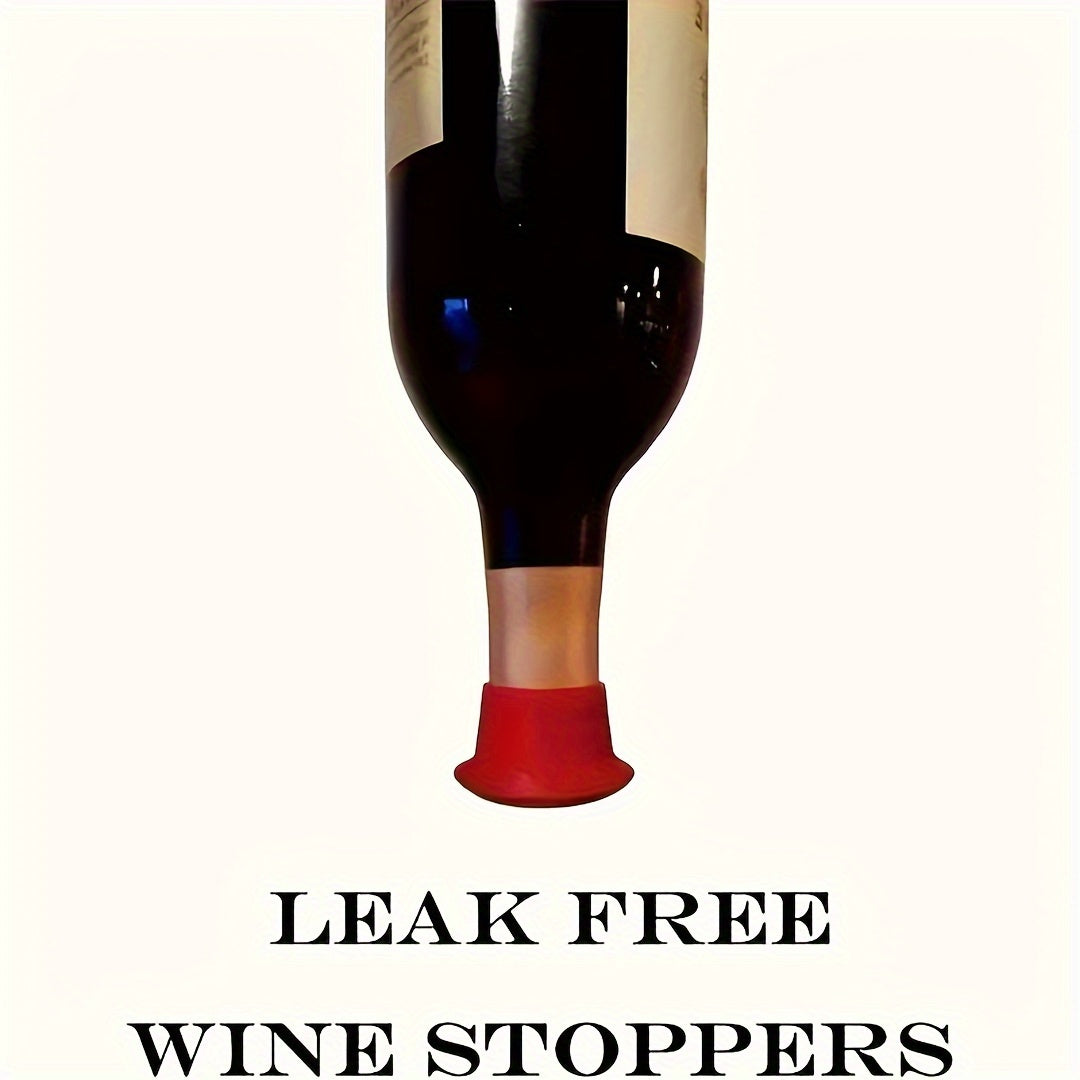 Silicone Wine Stopper with Funny Phrases for Festive Parties
