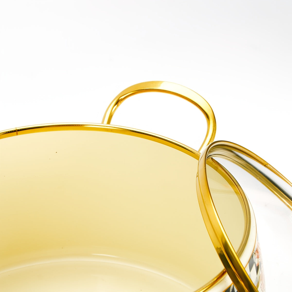 Qoplangan pishirish qozoni, pishirish va bug'lash uchun bardoshli keramik oshxona anjomlari