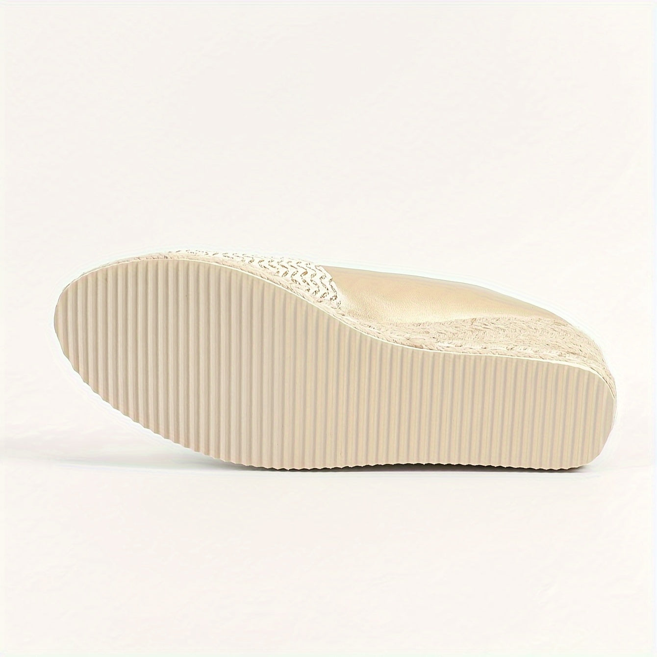 Women’s Casual Striped Wedge Heels with Spike Embellishments Synthetic Platform Shoes