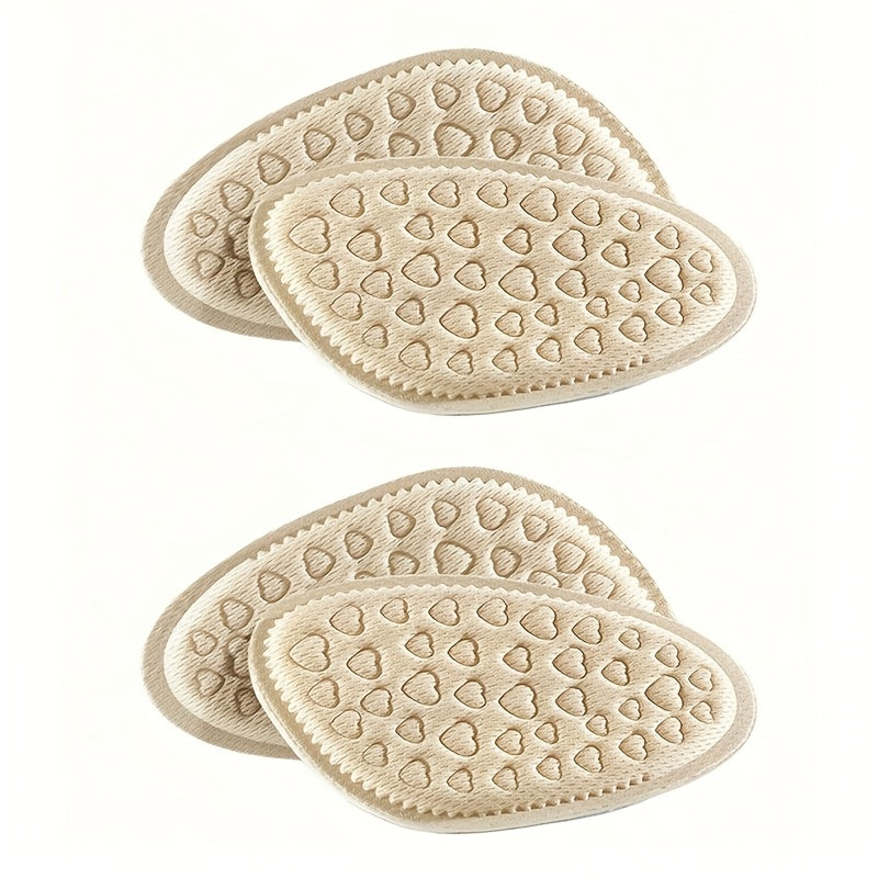 Women's Memory Foam Forefoot Pads Non-Slip Half Insoles for High Heels