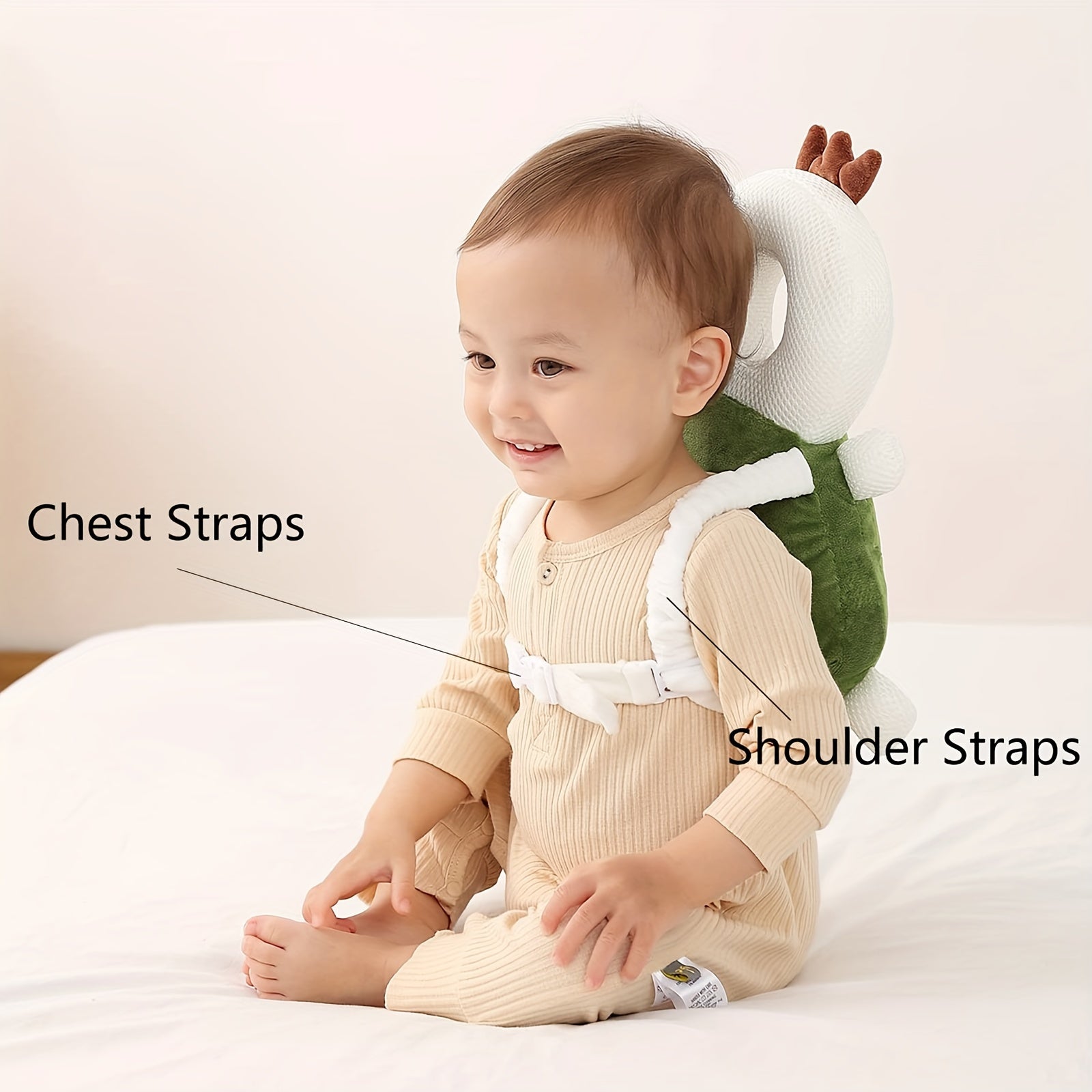 Toddler Anti-Collision Pillow Polyester Fiber Cute Animal Design 1 Piece