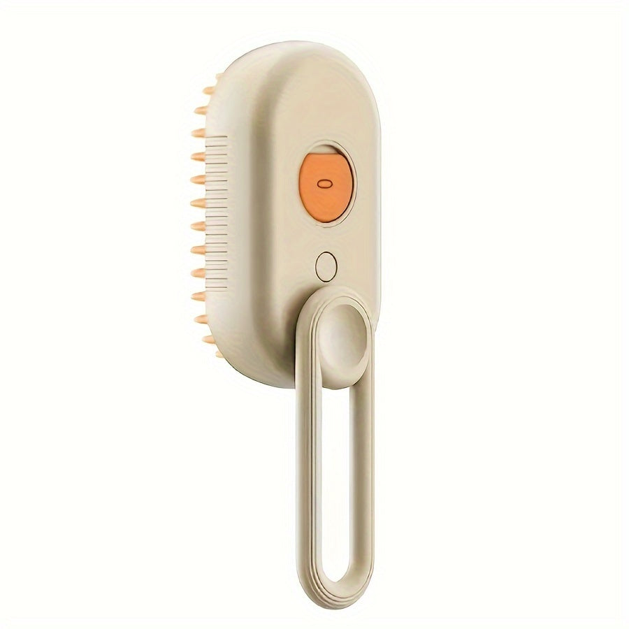 3-in-1 Small Animal Steam Brush for Cats and Dogs Pet Grooming Comb with Steam for Tangle Removal