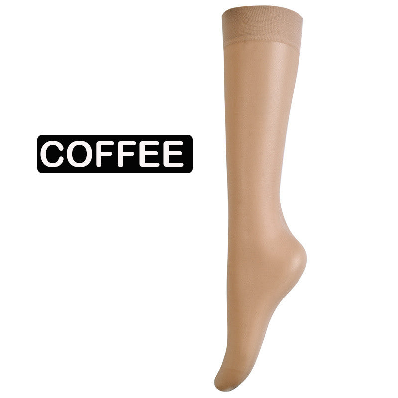 Women's Solid Semi-Sheer Breathable Knit Socks 5 Pairs