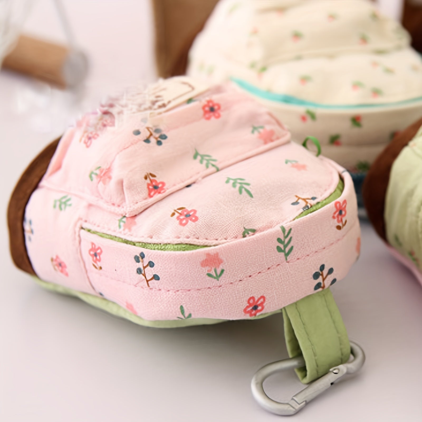 Mini Backpack Key Chain Wallet Small Purse for Keys and Coins