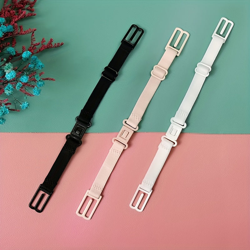 6 Pack Non-slip Elastic Bra Straps for Racer Backs Adjustable Polyester Lingerie Accessories