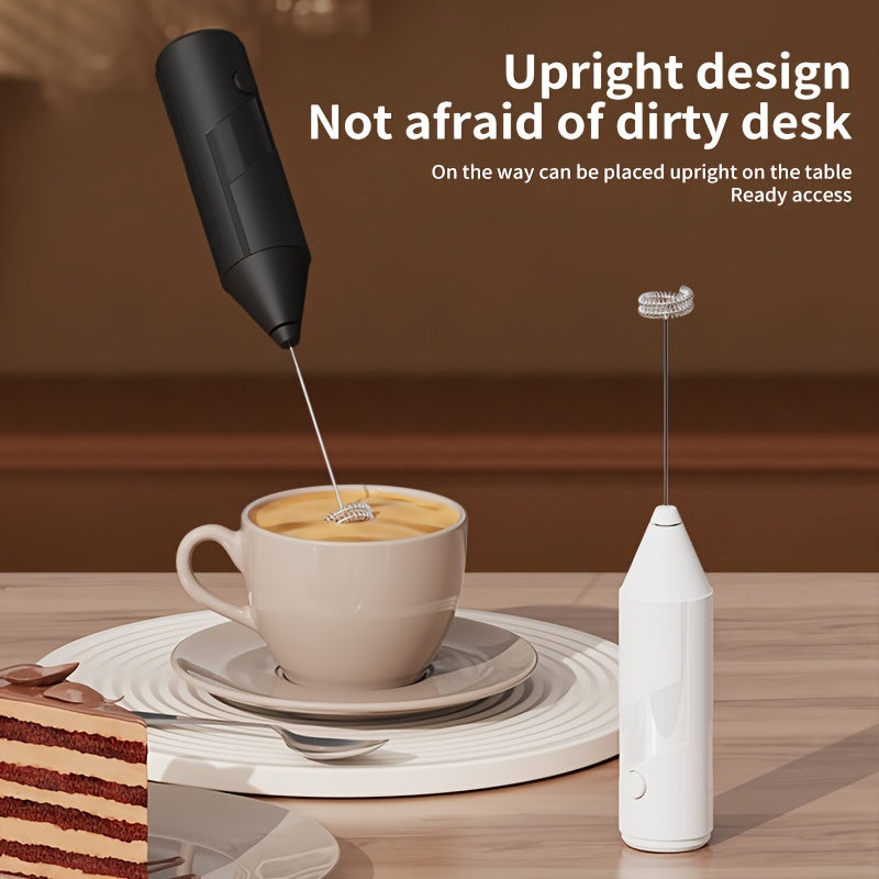 Electric Handheld Milk Frother for Lattes Cappuccinos Hot Chocolate