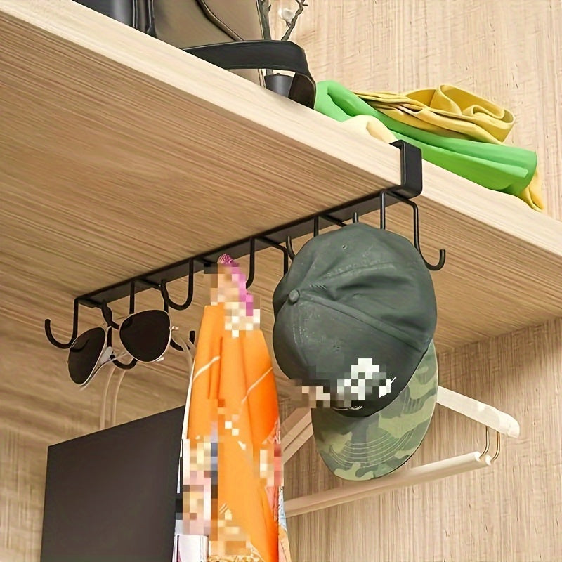 Ushbu qulay Space-Saving Under Cabinet Storage Rack bilan oshxona, yotoq xonasi, hammom yoki ofisingizni tartibga soling, u 12 ta g'isht bilan ta'minlangan. Bu rakni osongina o'rnatib, stakanlar, quloqchinlar, sochiq va boshqalarni saqlash mumkin.