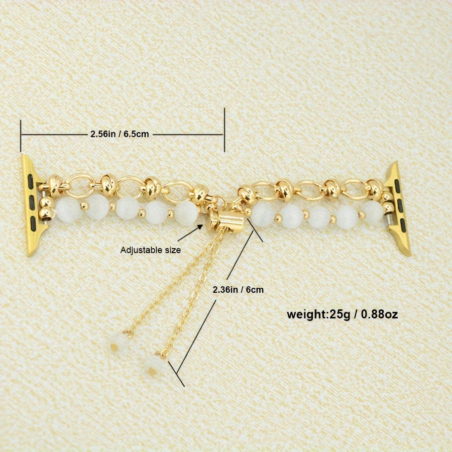 Apple Watch Ultra SE Series Strap with Cat's Eye Stone Adjustable Fit Compatible with Series 1-9