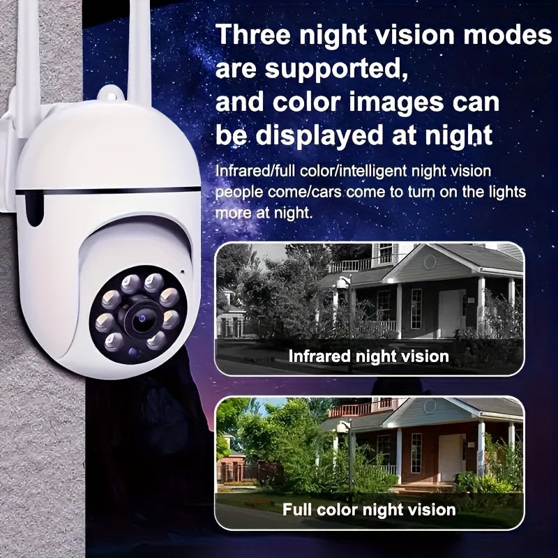 Wireless IP Security Camera 1080P Full HD Night Vision WiFi Motion Detection Two-Way Audio