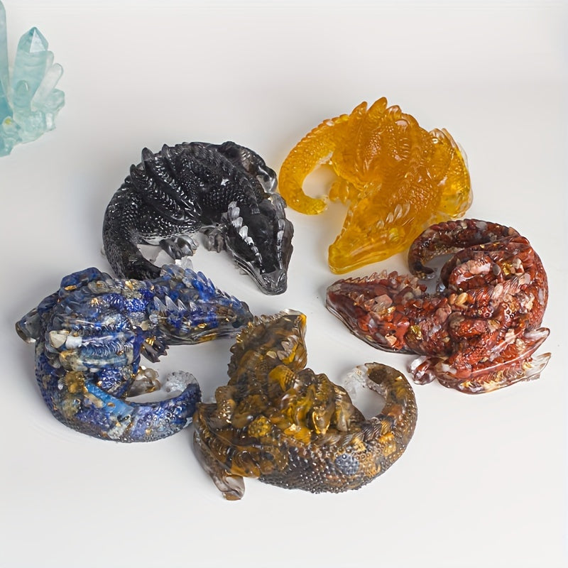 Кристальный дракон в виде гравия для домашнего декора и подарков