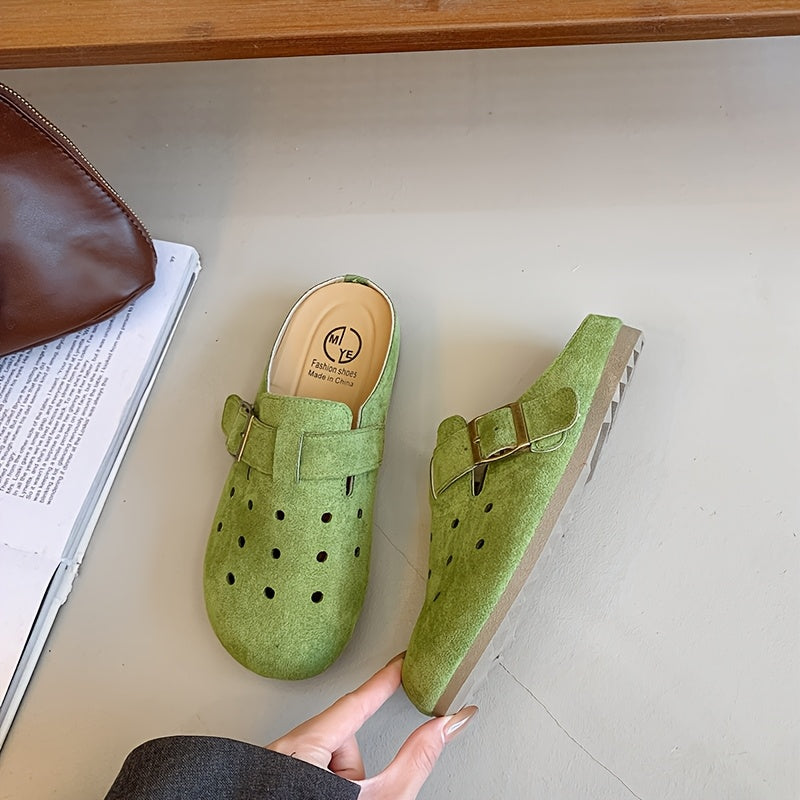 Women’s Slip-On Shoes Vintage Slippers Cushioned EVA Non-Slip TPR All-Season