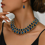 Beaded Jewelry Set for Women Necklace and Earrings Boho Chic Gift