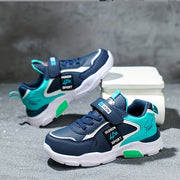 Boys Girls Lightweight Striped Sports Sneakers for Hiking Outdoor Casual All-Season Low Top with Adjustable Fastening