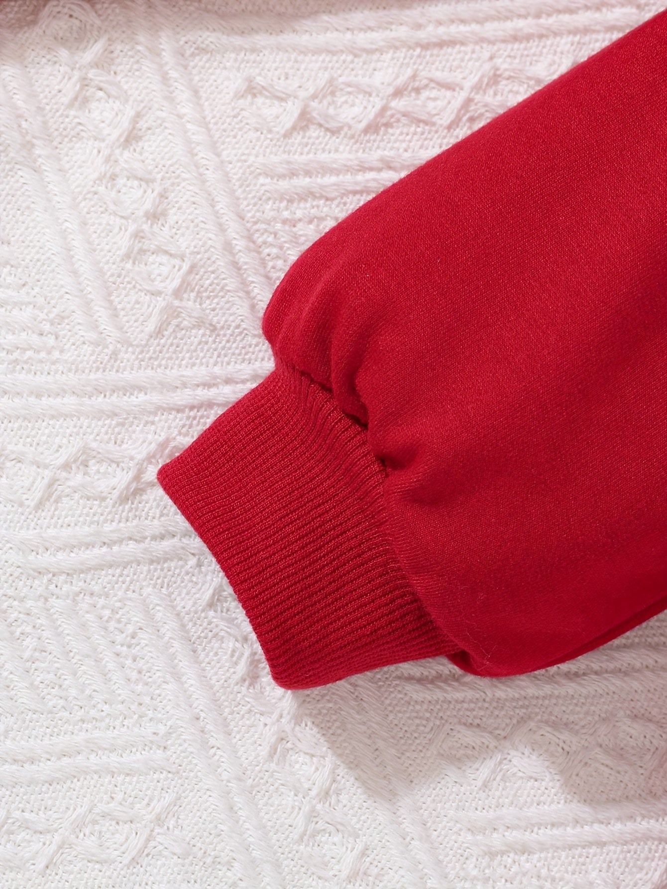 Girls' Knit Sweatshirt and Heart Print Pants Set for Fall Winter Casual