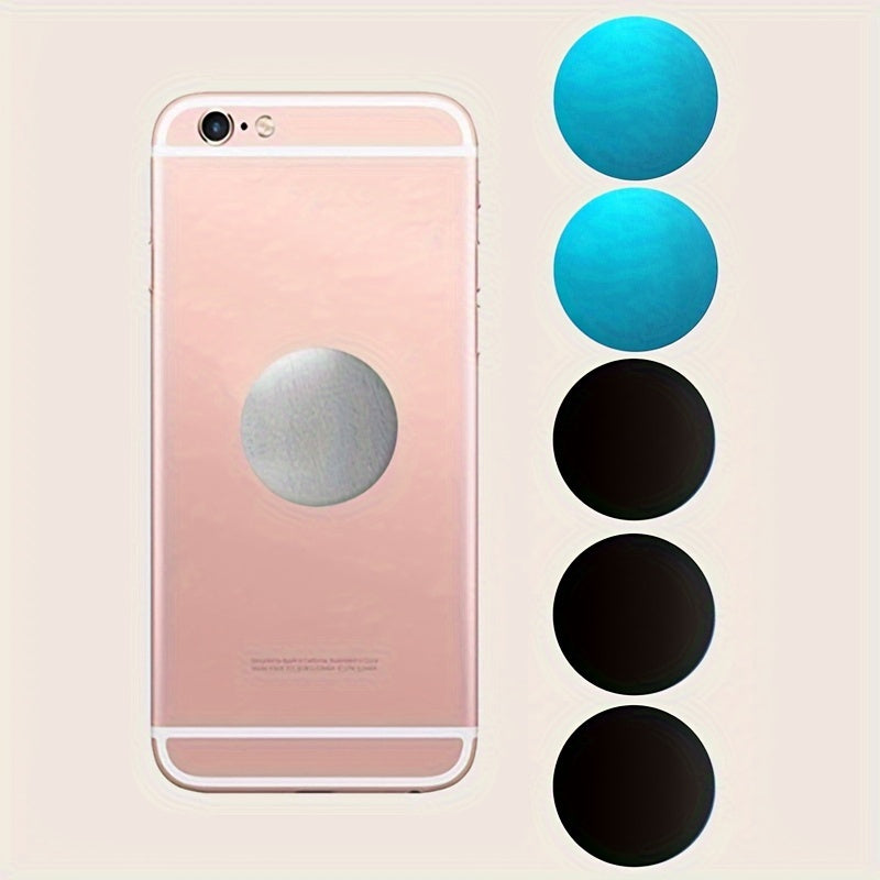 Car Magnetic Mount Round Patch Set 5 Pieces for Phone Dashboard Use