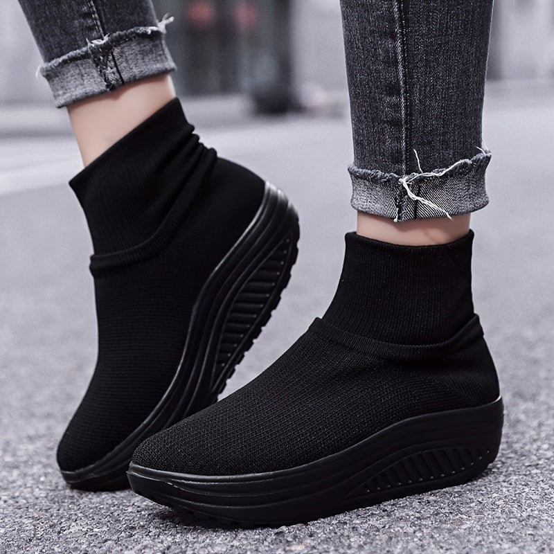 Women's Slip-On Walking Shoes Mesh Cushioned Arch Support All-Day Comfort