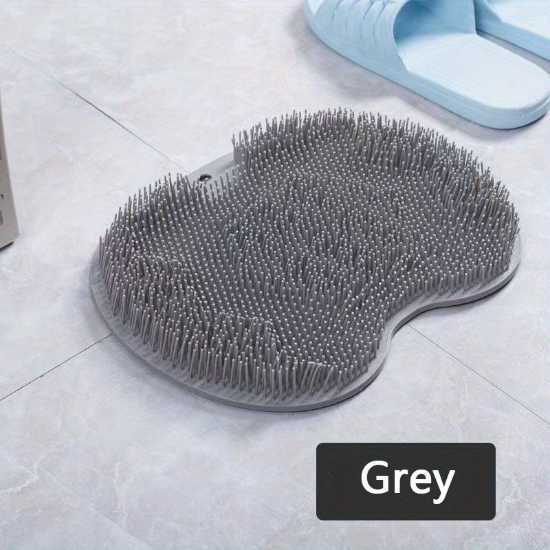 Silicone Bath Massage Pad with Suction Cups for Shower Foot and Back Scrubbing