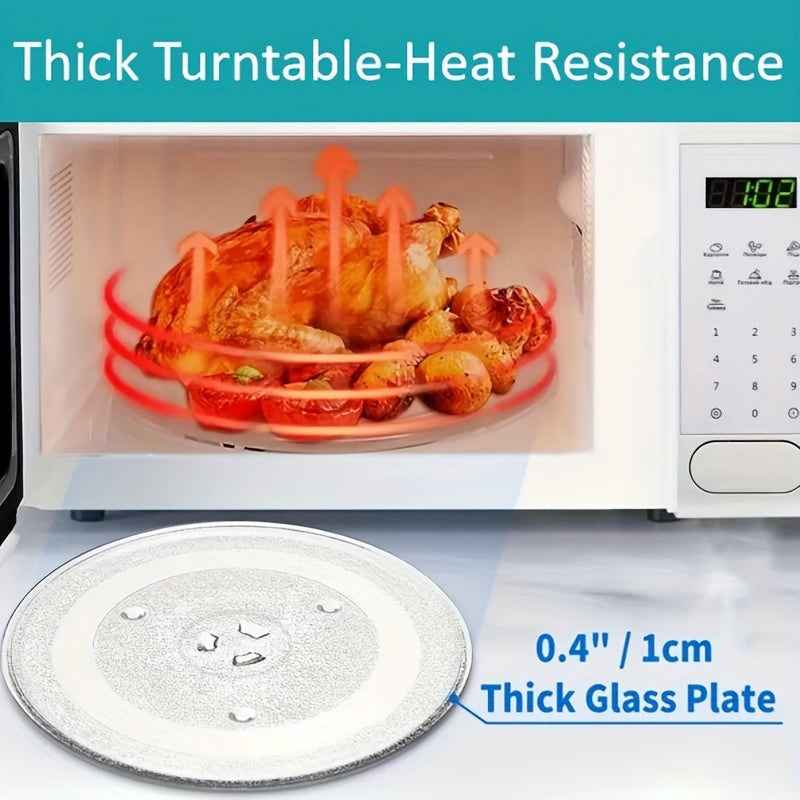 Microwave Turntable Tray Glass Plate 28.6cm Compatible with LG GE Hotpoint Panasonic Kenmore