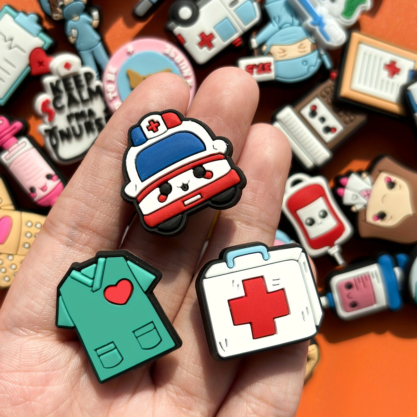 30 Pcs Medical Series PVC Hanging Set for Nurse Doctor Ambulance Decor