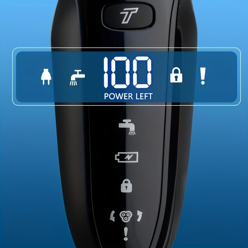 Erkaklar uchun 5 funksiyali elektr qirqish mashinasi, USB orqali zaryadlanadigan, simsiz, burun qirqish va yuzni tozalash cho'tkasi bilan. Otalar, do'stlar yoki akalar uchun ajoyib sovg'a.