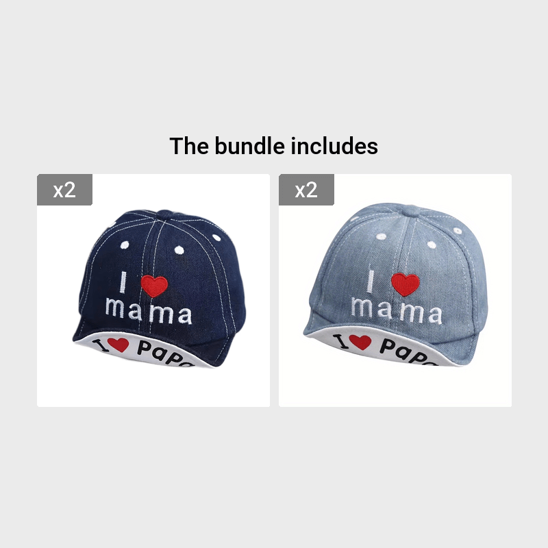 Baby Girls and Boys Denim Baseball Cap with Adjustable Straps Sun Protection for Toddler 0-3 Months