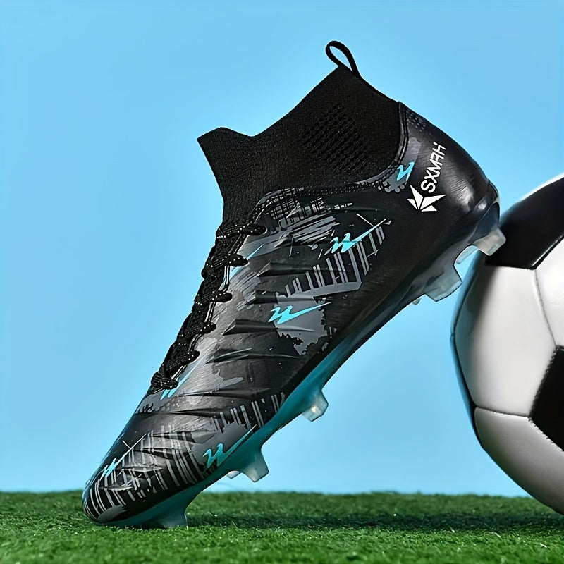 Boys Casual Soccer Cleats All-Season Low Top Fabric Upper Rubber Sole