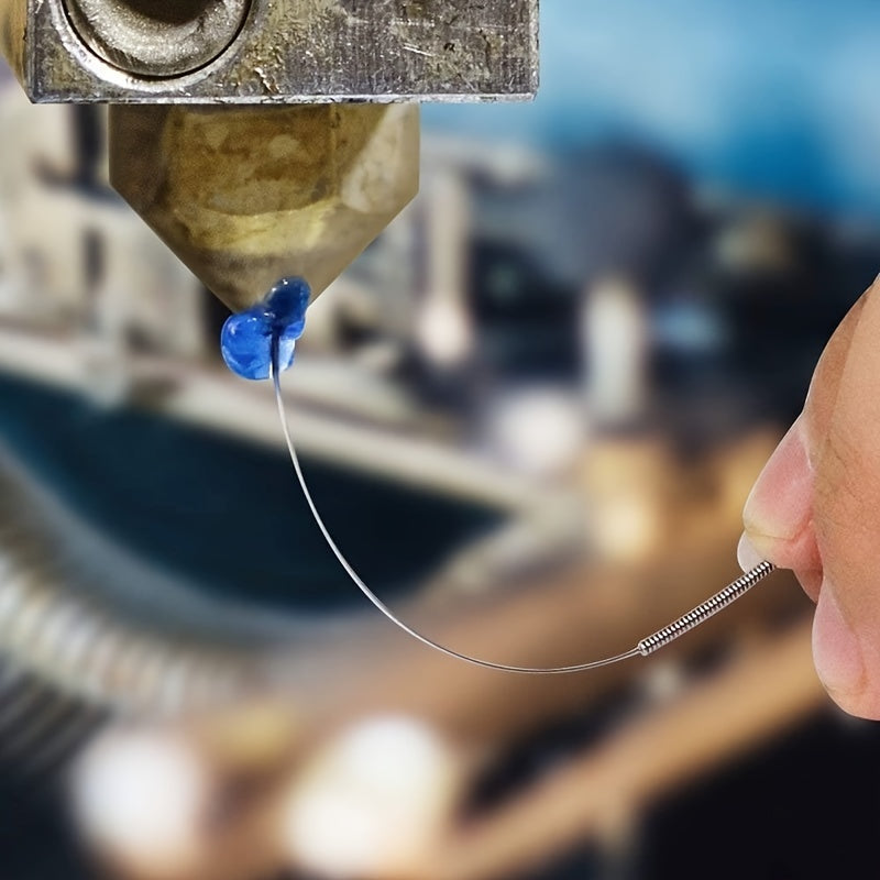 10Pcs Stainless Steel Wiper Nozzle Cleaning Kit for Car Glass, Printer Jets