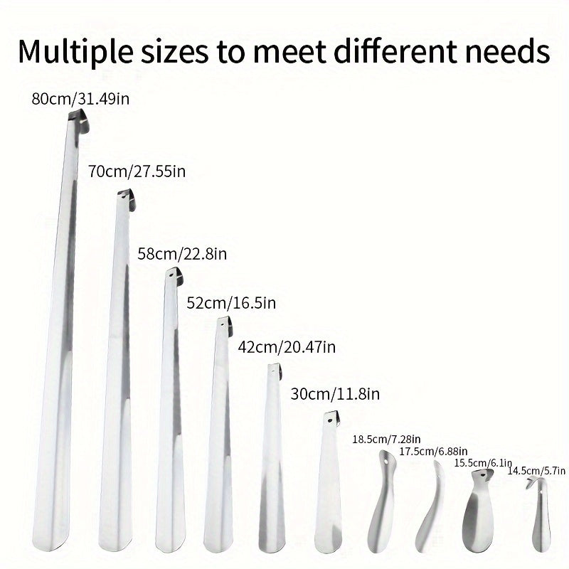 Stainless Steel Shoe Puller for Elderly and Pregnant Women Durable No Bend