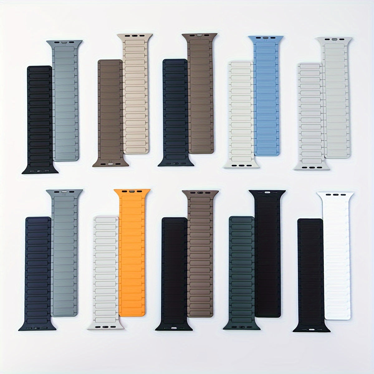 Магнитный силиконовый браслет для IWatch Series 9-3, 44мм-38мм