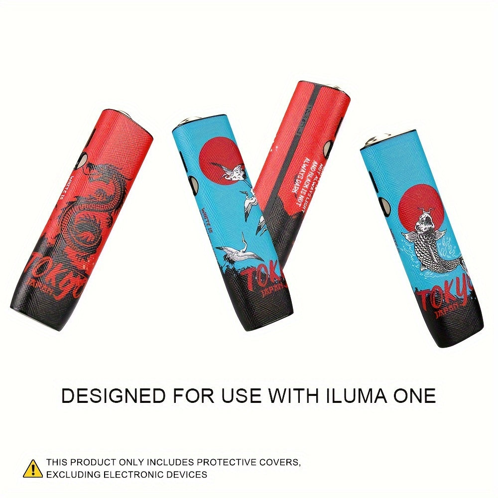 Protective IQOS ILUMA ONE Case Shock-Absorbent Plastic PU Leather Fall Protection