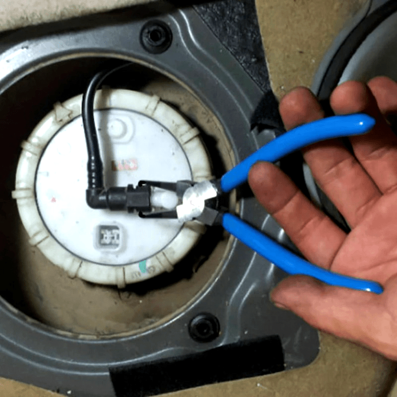 Плоскогубцы для зажима соединений из высокоуглеродистой стали, синий, прочный, антикоррозийный, для снятия шлангов