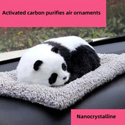 Decoración interior de coche Panda con carbón activado y bolsa de carbón de bambú