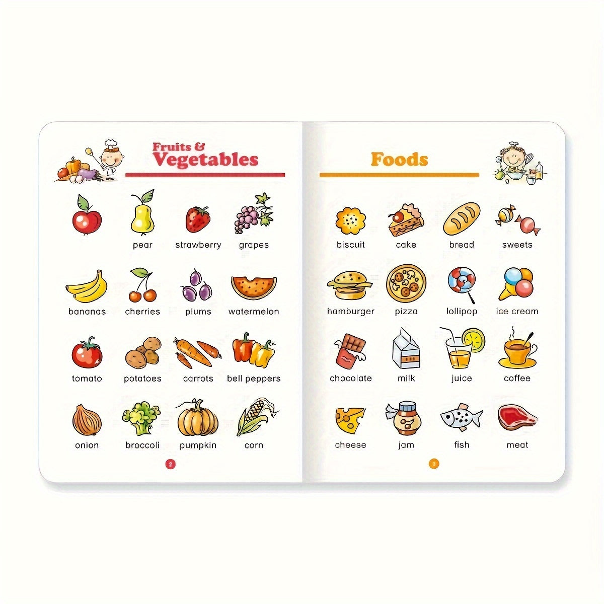 32-страничная книга для изучения английского словарного запаса