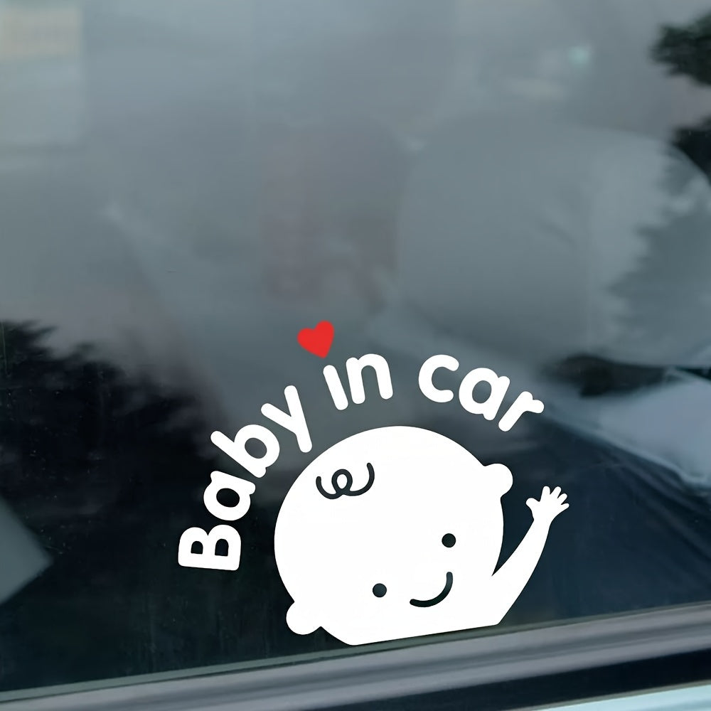 Kids Watercolor Cartoon Car Window Decal Waterproof Car Sticker