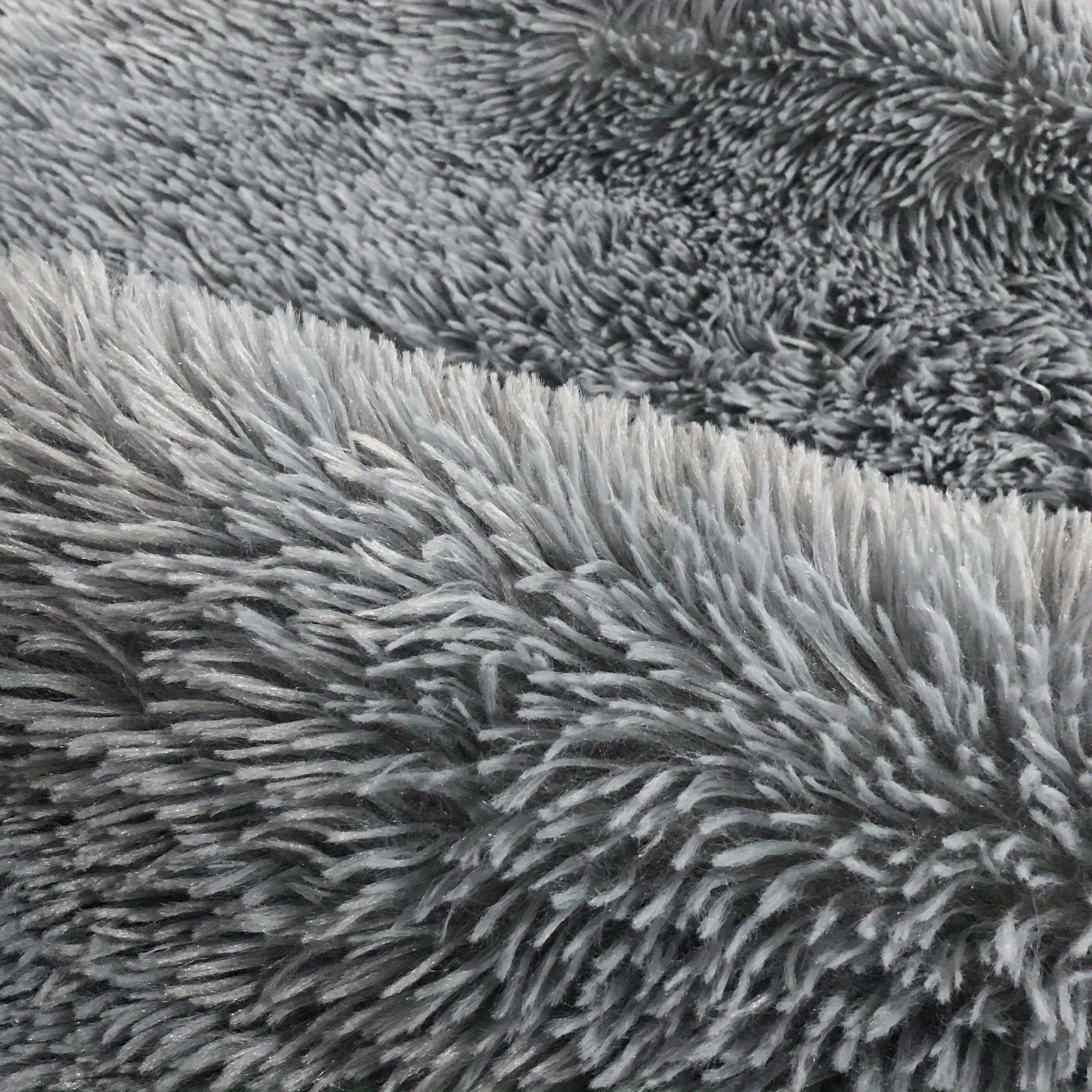 Alfombra de área de felpa con pelo de 5cm de altura, antideslizante, para interior, dormitorio y sala de estar