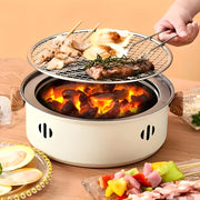 Stainless Steel Smokeless Charcoal BBQ Grill Portable Outdoor Cooking Stove