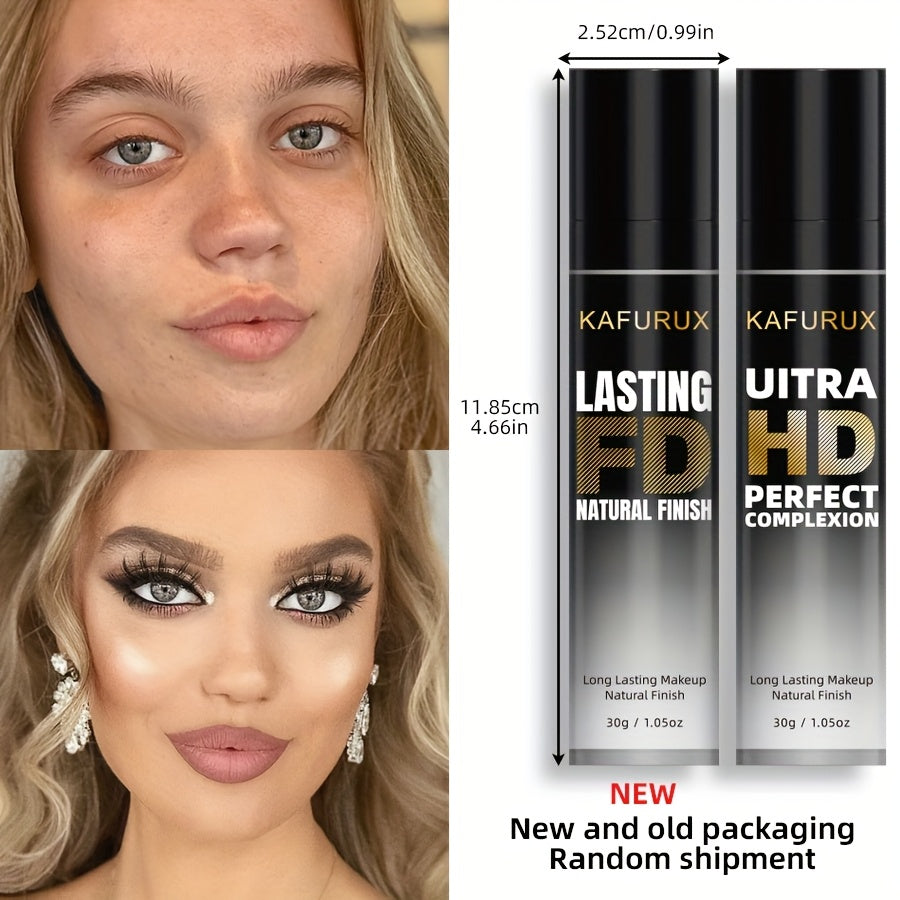 Women's Ultra HD Liquid Foundation Natural Finish Full Coverage Light to Medium Shades