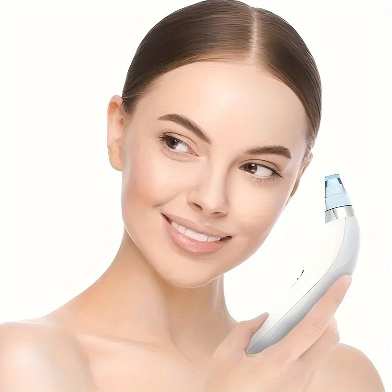 Портативное электрическое устройство для удаления черных точек с 4 насадками для очищения лица