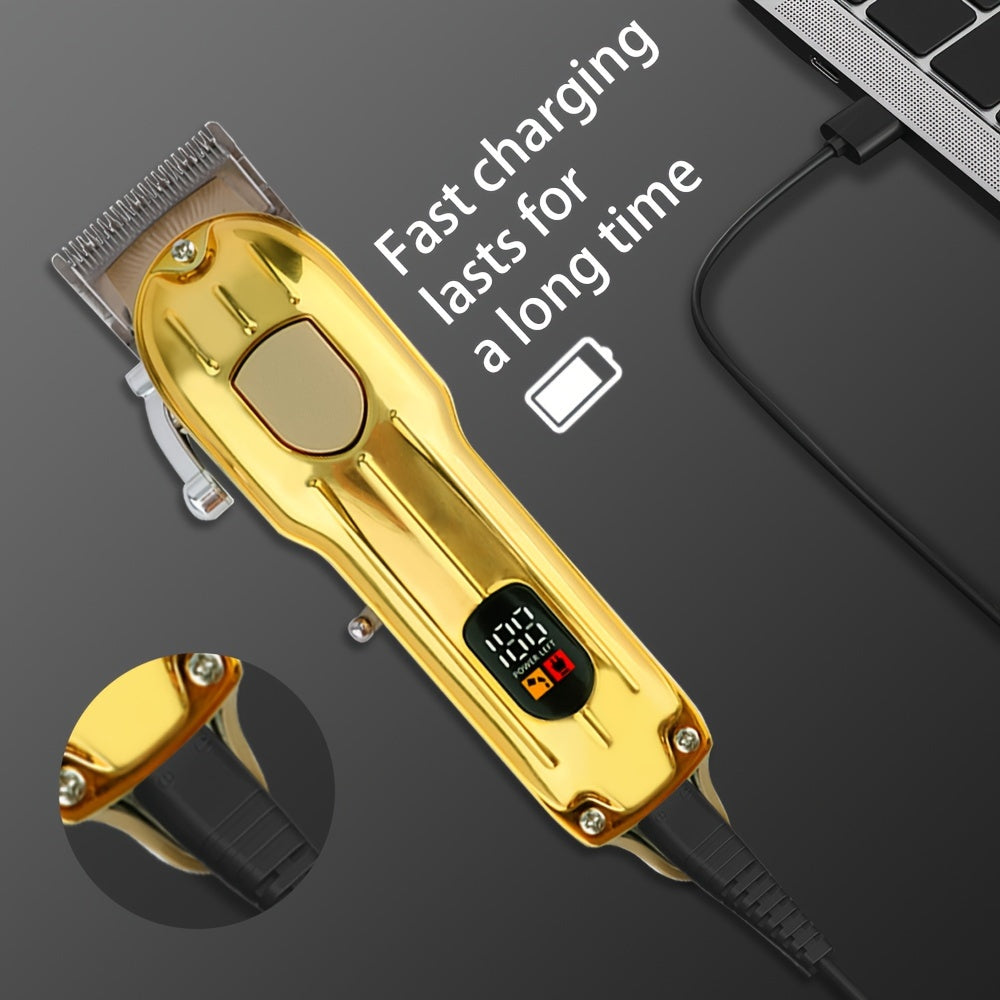 Cortapelos inalámbrico recargable con USB, afeitadora eléctrica con batería de litio de 2000mAh