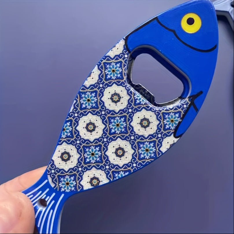 Festive Acrylic Fish Bottle Openers for Christmas Halloween Oktoberfest Kitchen Bar Accessories