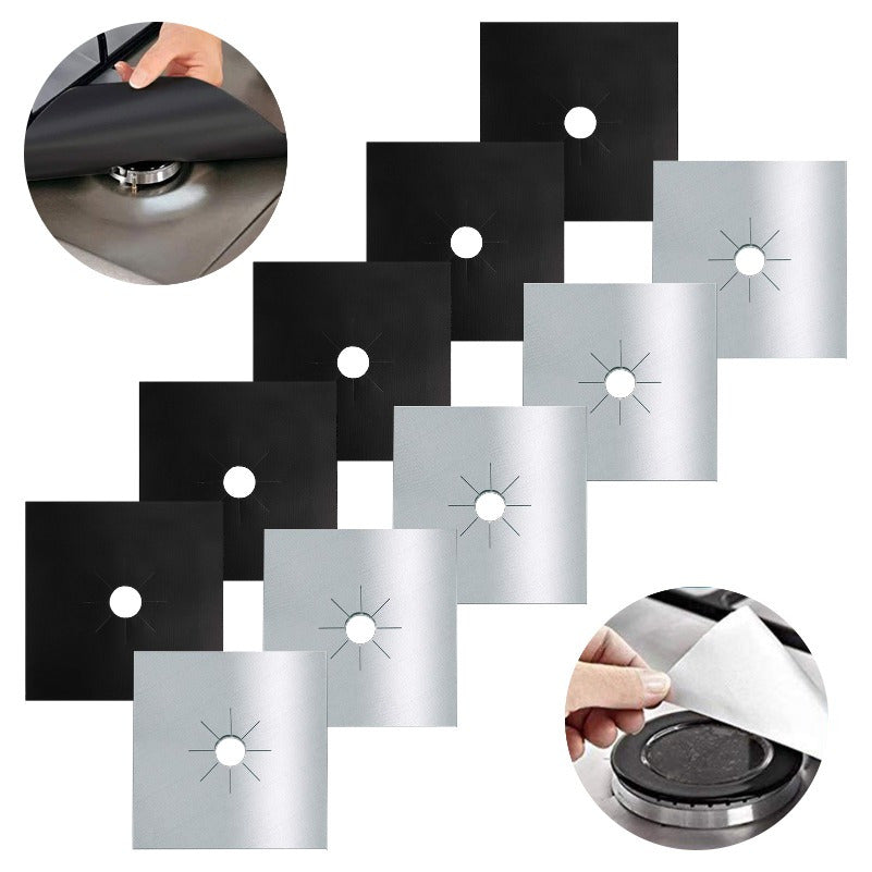 10 ta issiqqa chidamli pechka qopqog'i to'plami - uy va restoran uchun uzoq muddatli yuzani himoya qiluvchi vositalar