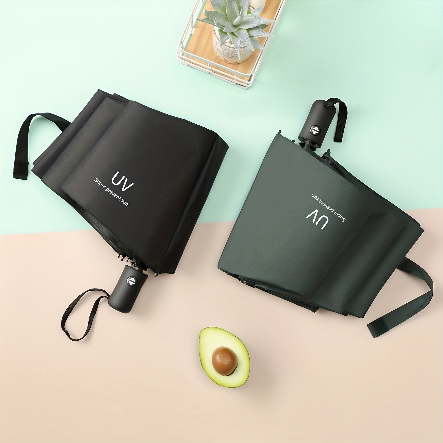 Automatic Folding Waterproof Umbrella with UV Protection for Outdoor and Daily Use