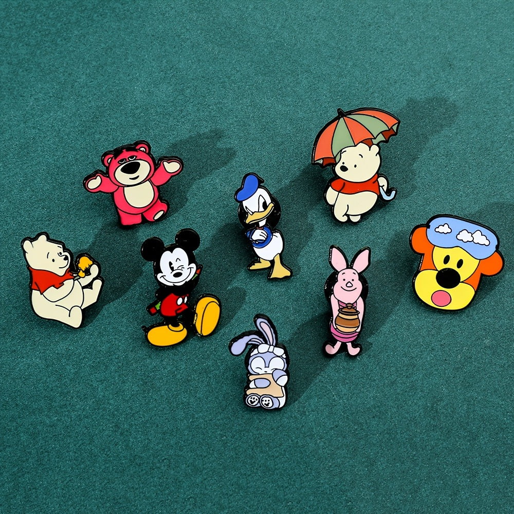 9 dona Rasmiy Hayvonlar Emal Pinlar To'plami Broshlar kiyimlar uchun Sumka Aksesuarlar Sovg'a