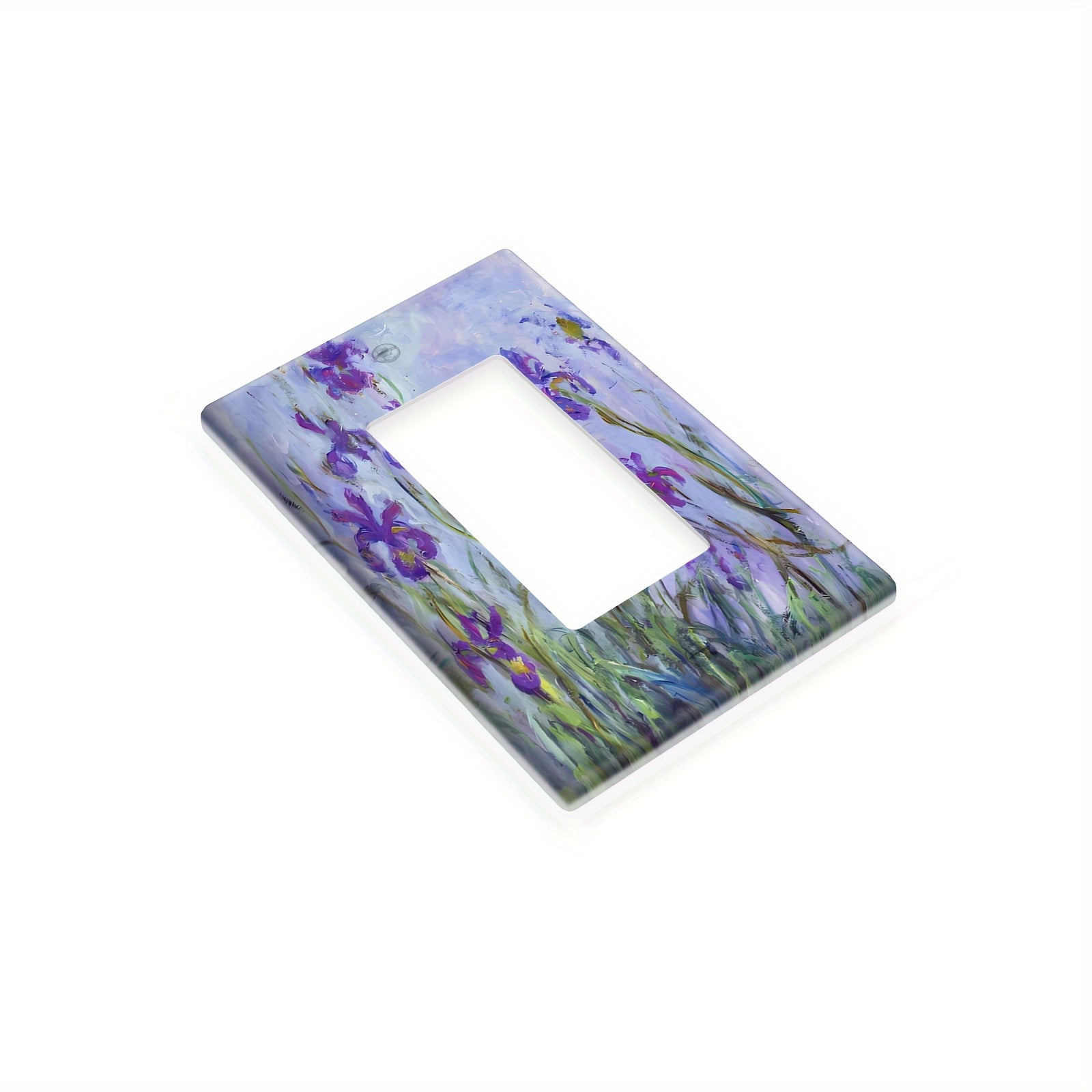 Monet Iris san'at bosma yoritgich qopqog'i ichki/tashqi foydalanish uchun, yotoqxona yoki oshxonada oson o'rnatiladi.