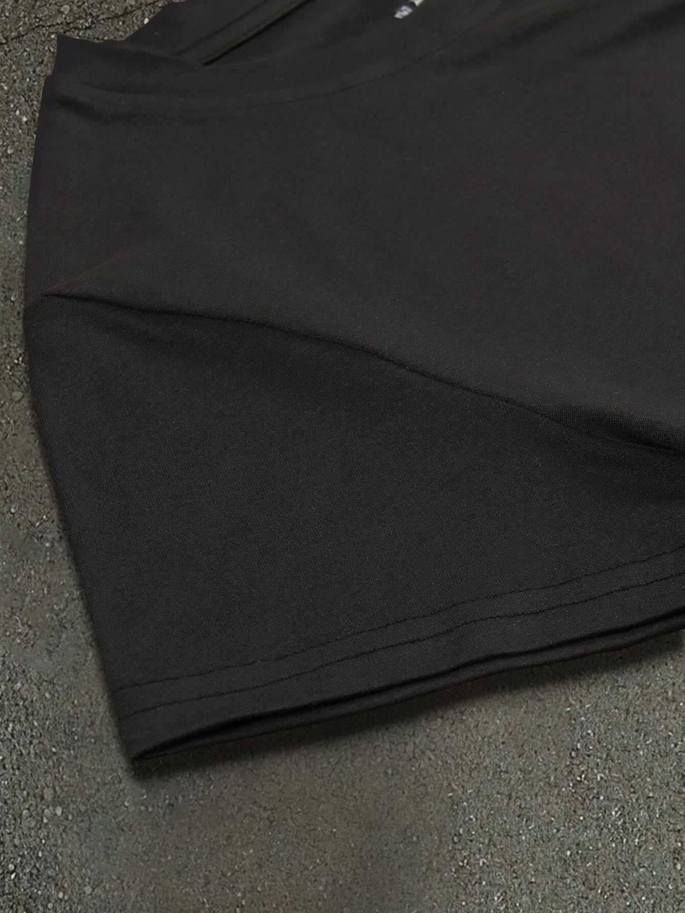 Plus Size Women's Black Casual T-Shirt with Inspirational Quote and Heart Graphics