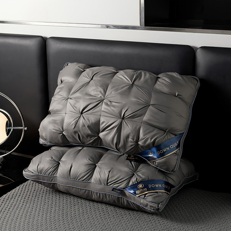 Inserciones de almohadas de felpa suave para durmientes de lado, lavables a máquina, transpirables, no deformables, set de dos