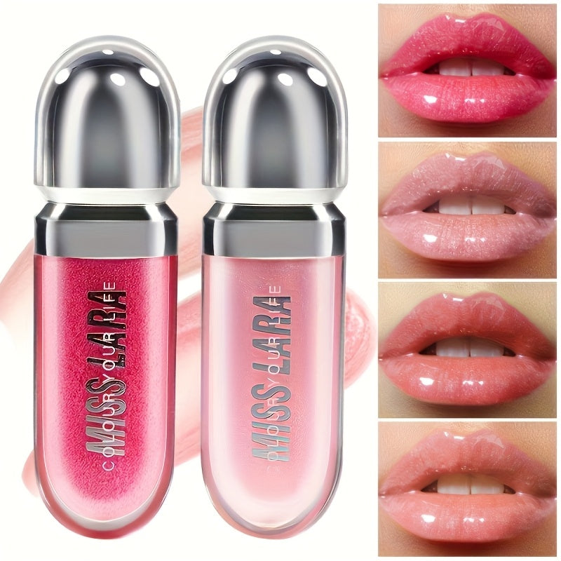 Женский увлажняющий блеск для губ — увлажняющая жидкая помада в оттенке оранжево-розовый