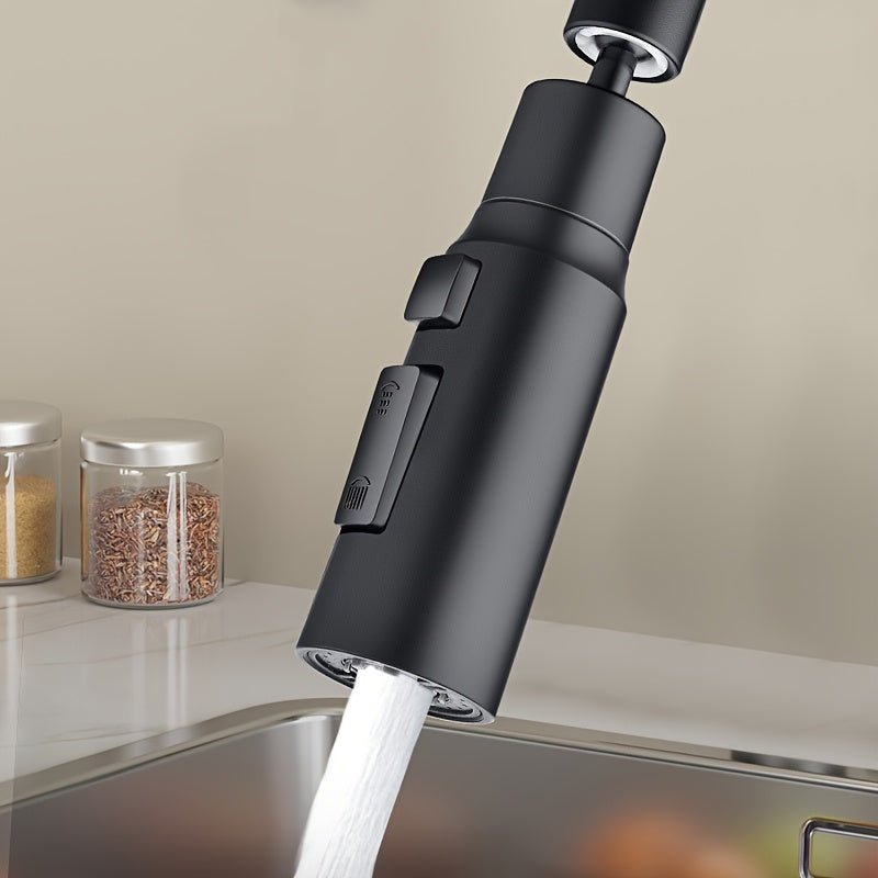 High-Pressure Kitchen Faucet with Pull-Down Sprayer Single Handle 2 Spray Modes