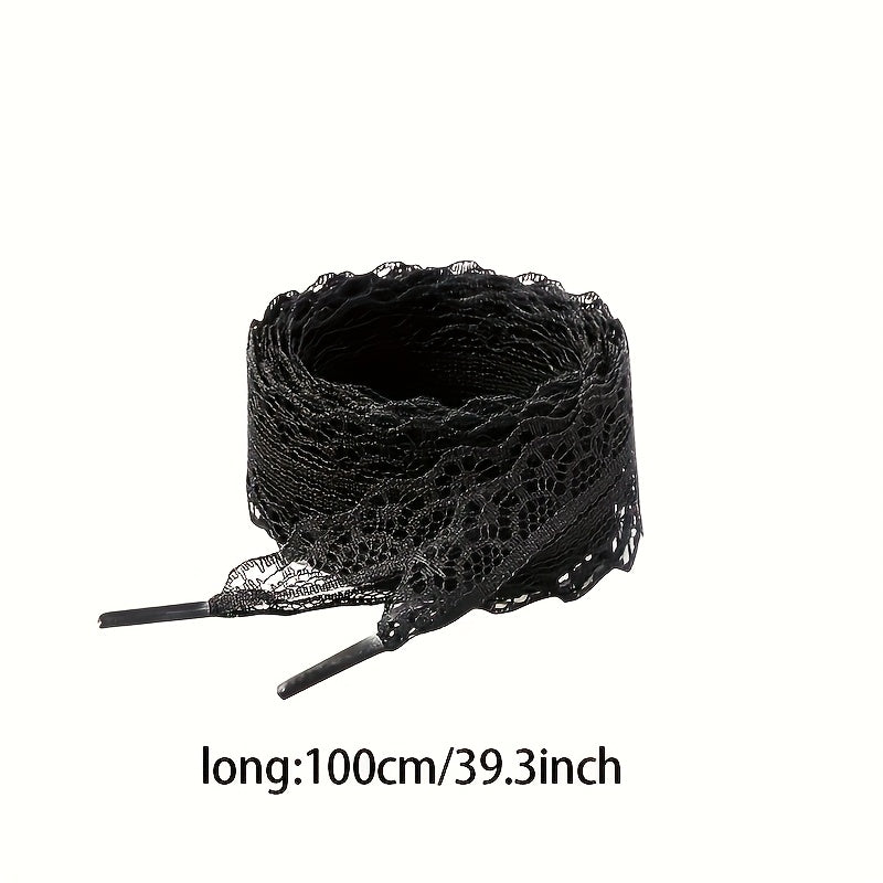 Girls Lace Shoelaces Ballet Style Silk Flat Shoe Accessories Multiple Colors